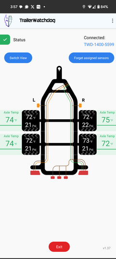 TrailerWatchdog TPMS sensor component detail