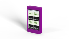 TWD Stand Alone Monitor - 2-axle configuration screen showing axle temperatures and tire pressures for four wheel positions